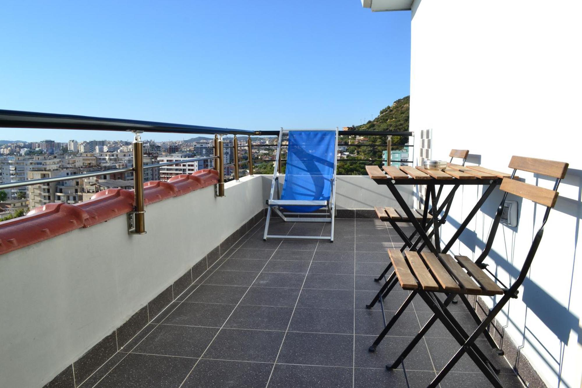 Апартаменти Seaview Penthouse Terrace & Garage Вльора Екстер'єр фото